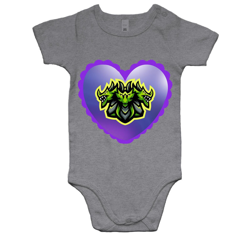 Green Hydra AS Colour Mini Me Baby Onesie Romper Ogo Merch