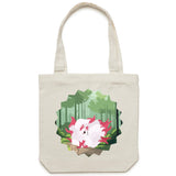 Forest Nine Tailed Fox Canvas Tote Bag