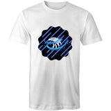 Blue Swirl Eagle AS Colour Staple - Mens T-Shirt