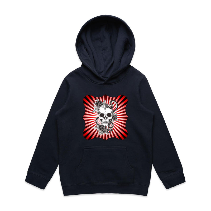Snake and Skull AS Colour Youth Supply Hood Ogo Merch