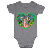 Swamp Hydra AS Colour Mini Me Baby Onesie Romper