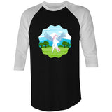 Colourful Pegasus AS Colour Raglan - 3/4 Sleeve T-Shirt