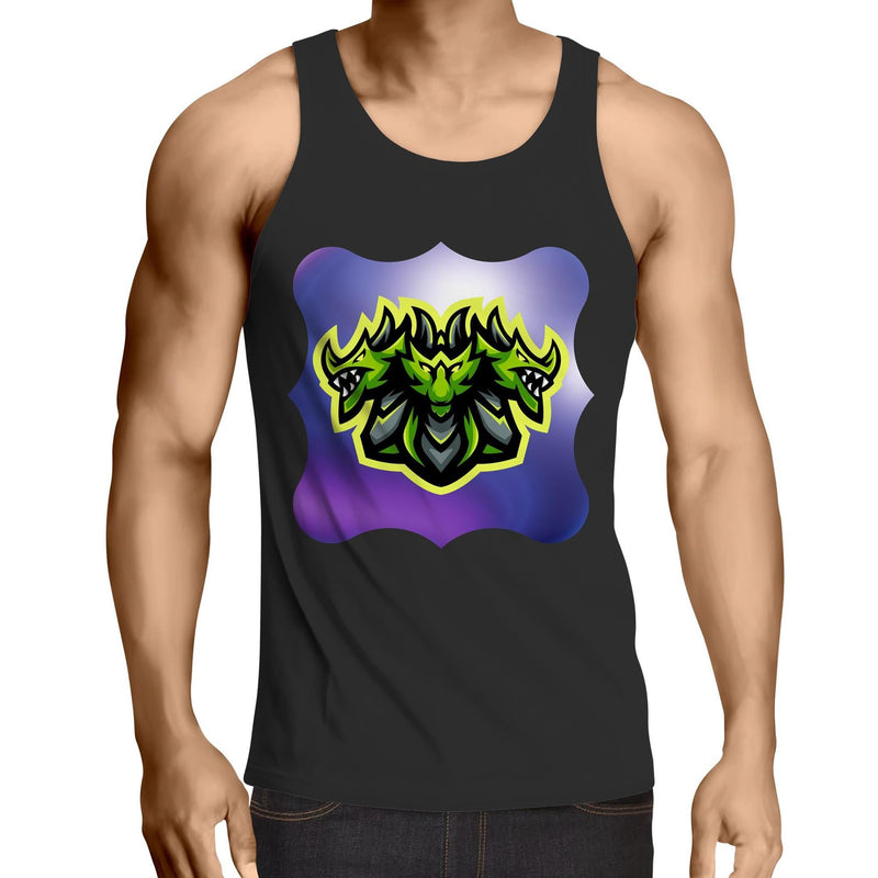 Green Hydra AS Colour Lowdown Mens Singlet Top Ogo Merch