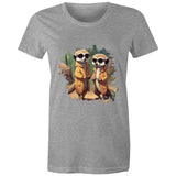 Cool Meerkats AS Colour - Women's Maple Tee