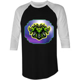 Green Hydra AS Colour Raglan 3/4 Sleeve TShirt