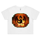 Volcanic Dragon AS Colour Women's Crop Tee