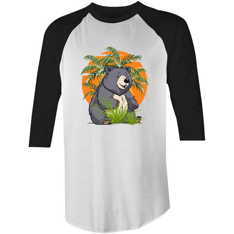 Bear AS Colour Raglan - 3/4 Sleeve T-Shirt Ogo Merch