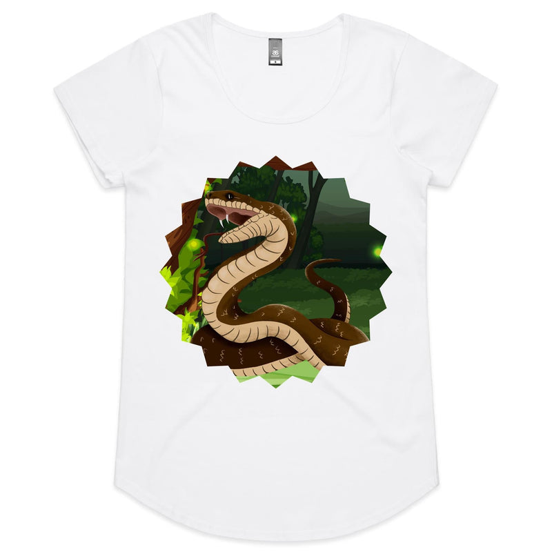 Jungle Snake AS Colour Mali Womens Scoop Neck TShirt Ogo Merch