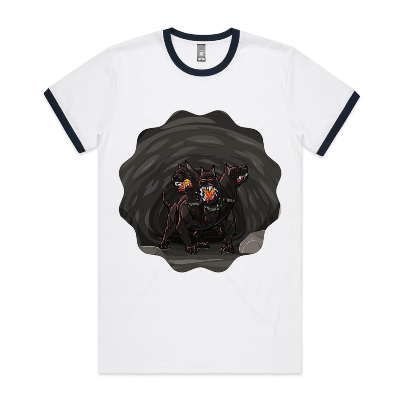 Cave Cerberus AS Colour Staple Ringer Tee Ogo Merch