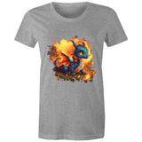 Baby Dragon AS Colour - Women's Maple Tee