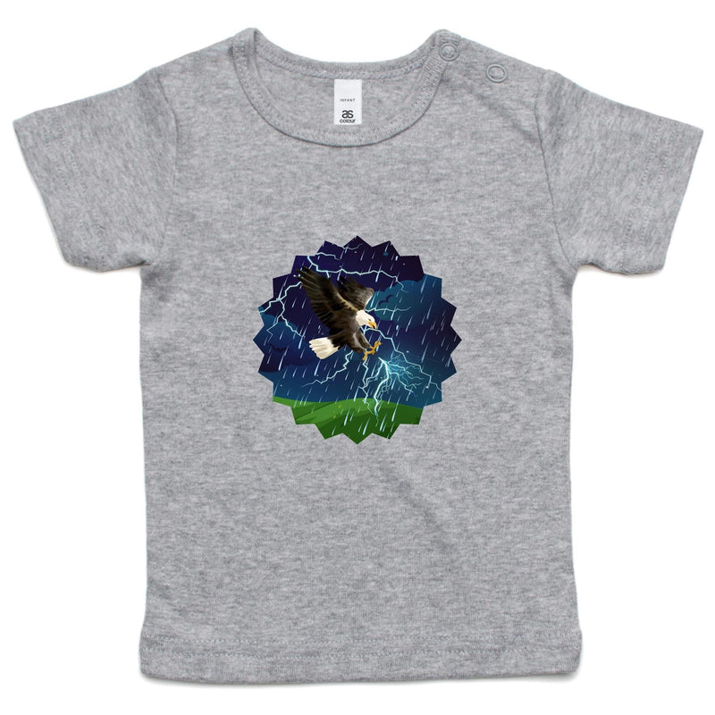 Lightning Eagle AS Colour - Infant Wee Tee Ogo Merch