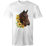 Sunflower Horse AS Colour Staple - Mens T-Shirt