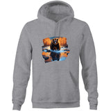 Water Bear AS Colour Stencil - Pocket Hoodie Sweatshirt