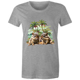 Beach Chipmunks AS Colour - Women's Maple Tee