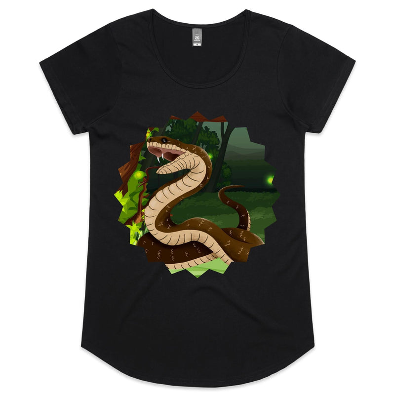 Jungle Snake AS Colour Mali Womens Scoop Neck TShirt Ogo Merch