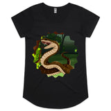 Jungle Snake AS Colour Mali Womens Scoop Neck TShirt