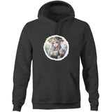 Framed Elf AS Colour Stencil - Pocket Hoodie Sweatshirt