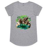 Cute Chipmunks AS Colour Mali - Womens Scoop Neck T-Shirt