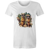 Cool Meerkats AS Colour - Women's Maple Organic Tee