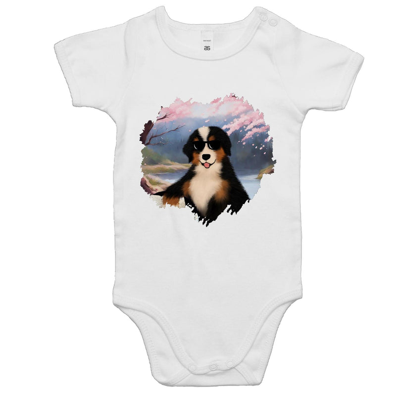 Cool Dog AS Colour Mini Me Baby Onesie Romper Ogo Merch