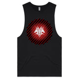 Glowing Cerberus AS Colour Barnard Mens Tank Top Tee