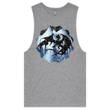 Dragon Silhouette Mens Tank Top