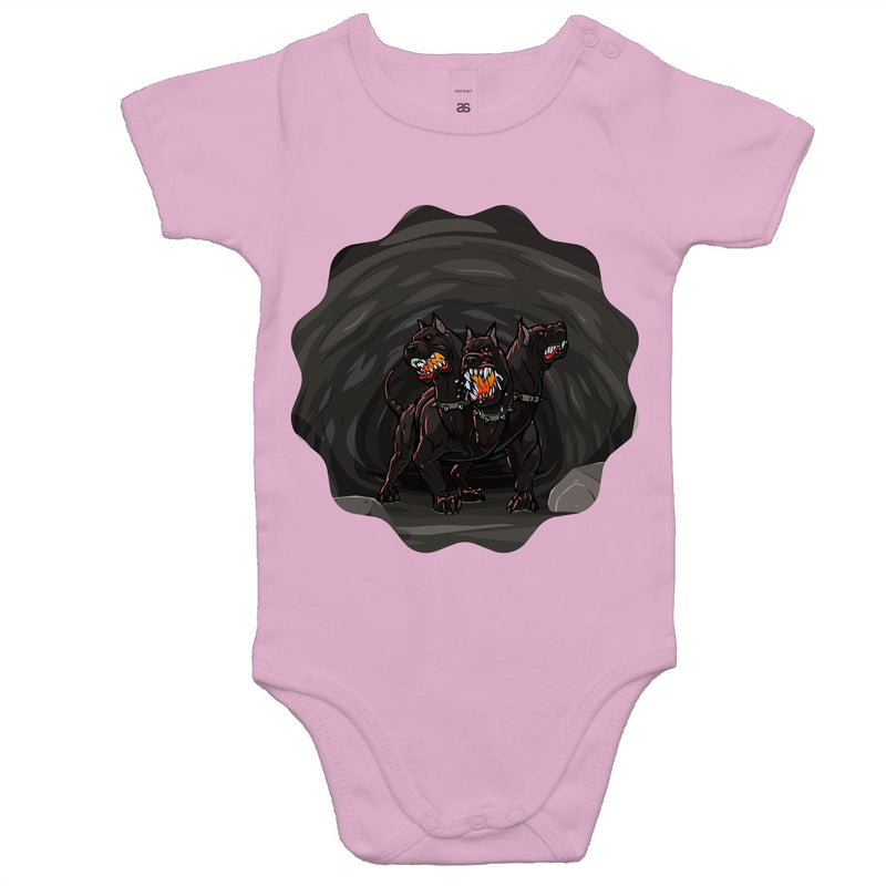 Cave Cerberus AS Colour Mini Me Baby Onesie Romper Ogo Merch