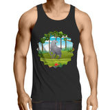 Hippogriff AS Colour Lowdown Mens Singlet Top