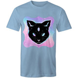 Psychic Cat AS Colour Staple Mens TShirt