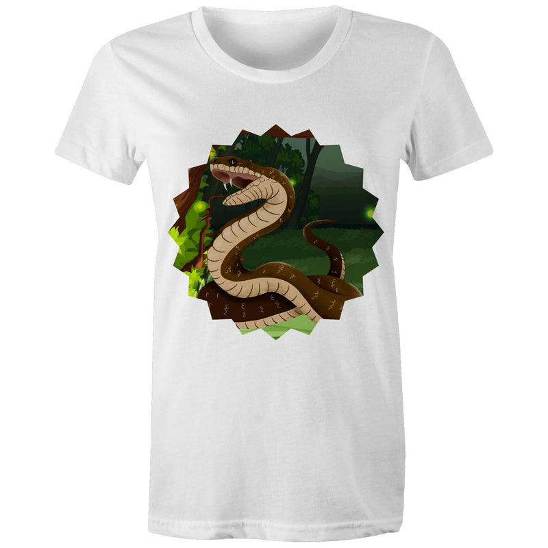 Jungle Snake AS Colour Women's Maple Tee Ogo Merch