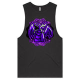 Shining Purple Dragon AS Colour Barnard Mens Tank Top Tee