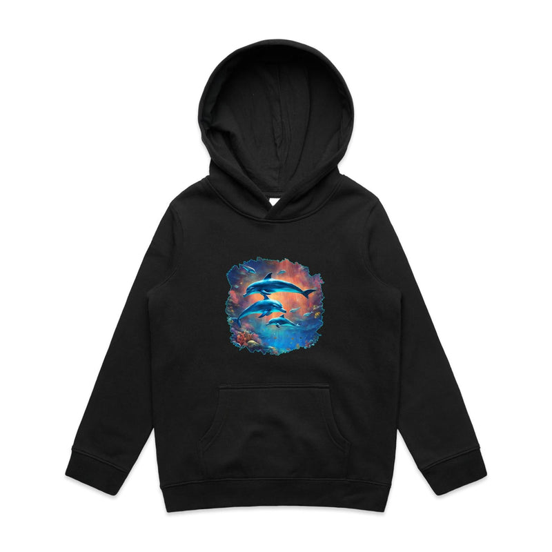 Dolphins AS Colour - Youth Supply Hood Ogo Merch