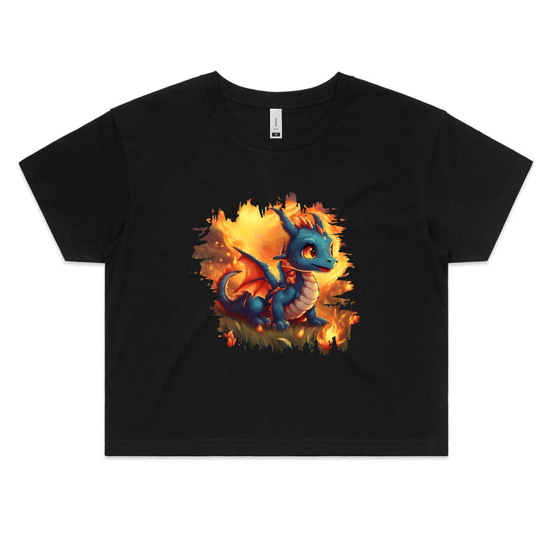 Baby Dragon AS Colour Women's Crop Tee Ogo Merch