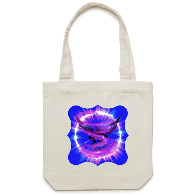 Eagle in Swirl AS Colour - Carrie - Canvas Tote Bag Ogo Merch