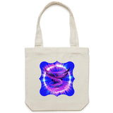 Eagle in Swirl AS Colour - Carrie - Canvas Tote Bag