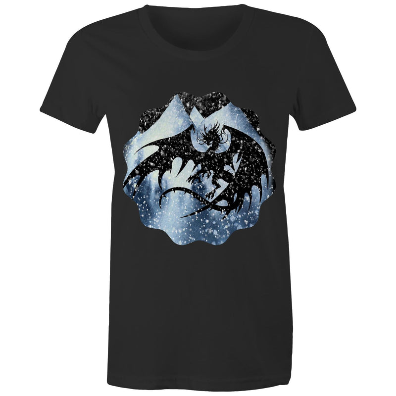 Dragon Silhouette AS Colour - Women's Maple Tee Ogo Merch