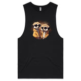 Meerkats in Jackets AS Colour Barnard - Mens Tank Top Tee