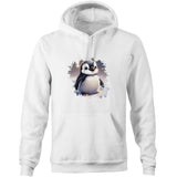 Penguin AS Colour Stencil Pocket Hoodie Sweatshirt