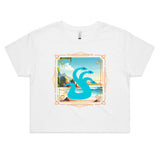 Beach Hydra AS Colour Women's Crop Tee