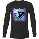 Glowing Dragon Mens Long Sleeve TShirt