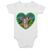 Swamp Hydra AS Colour Mini Me Baby Onesie Romper