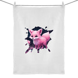 Fox 50% Linen 50% Cotton Tea Towel