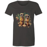 Cool Meerkats AS Colour - Women's Maple Tee