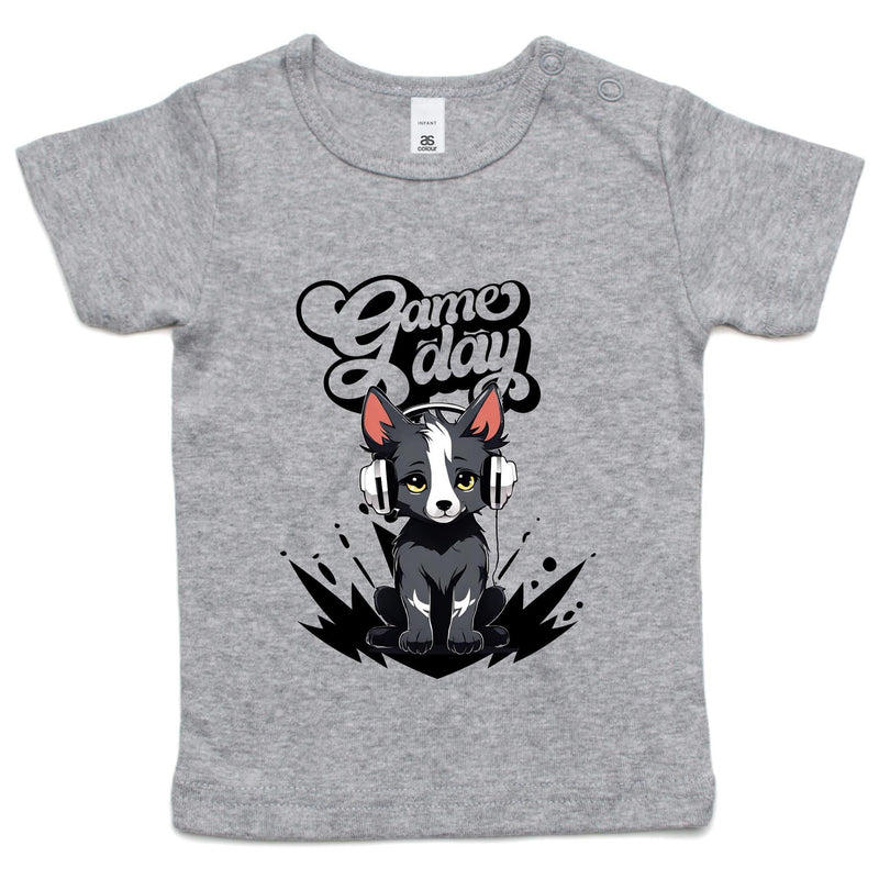 Game Day Pup AS Colour - Infant Wee Tee Ogo Merch