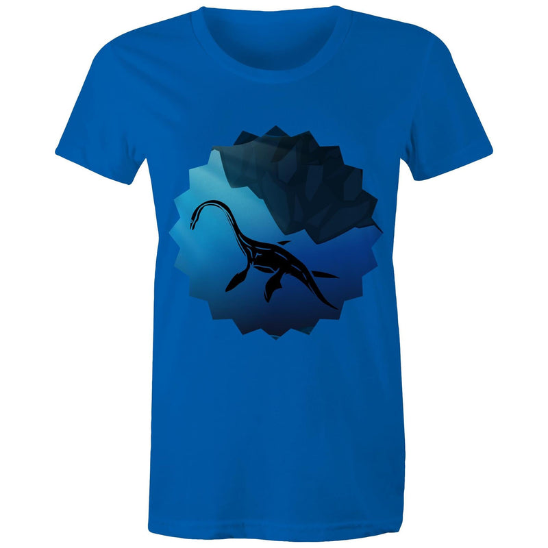 Plesiosaur AS Colour Women's Maple Tee Ogo Merch