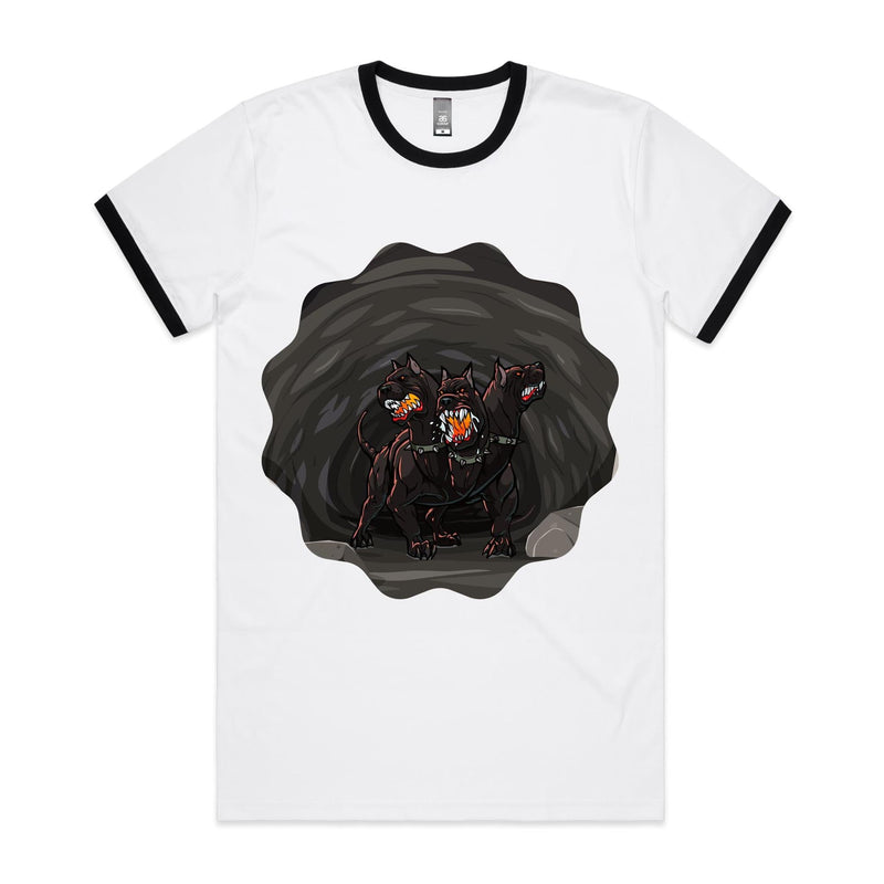 Cave Cerberus AS Colour Staple Ringer Tee Ogo Merch