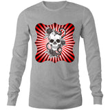 Snake and Skull AS Colour Base Mens Long Sleeve TShirt