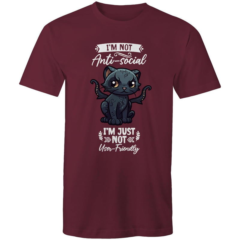 Antisocial Cat Monster AS Colour Staple - Mens T-Shirt Ogo Merch