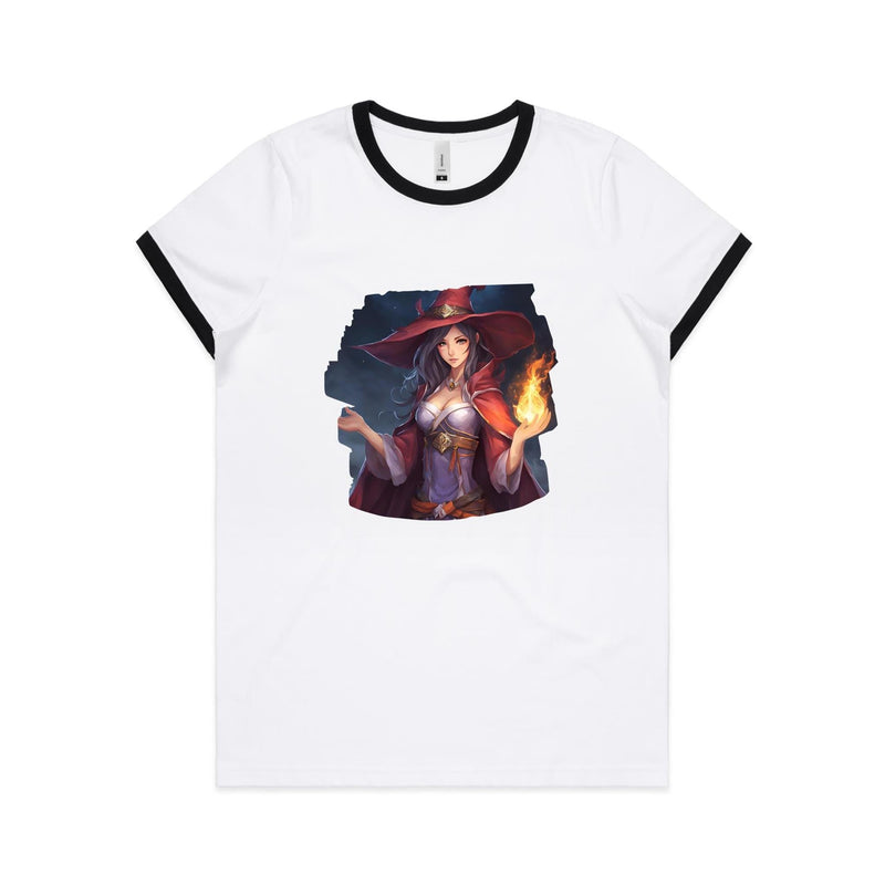 Witch AS Colour Women's Ringer Tee Ogo Merch
