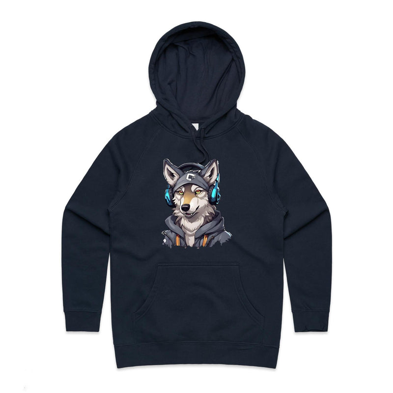 Gaming Wolf AS Colour Women's Supply Hood Ogo Merch